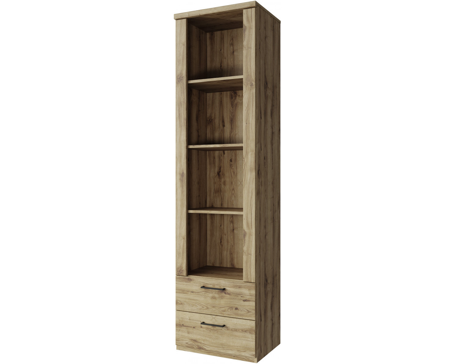 DOORSET, Шкаф открытый 2S4N. Цвет ДУБ НАВАРРА