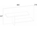 DOORSET, Полка навесная. Цвет ДУБ НАВАРРА
