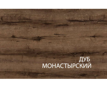 Кровать 160М, JAGGER, цвет Дуб монастырский /Черный