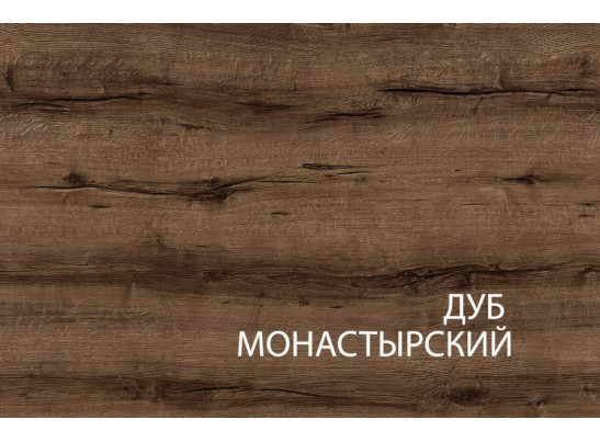 Полка навесная ВТ, JAGGER, цвет Дуб монастырский /Черный