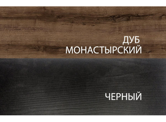 Кровать 160М с подъемником, JAGGER, цвет Дуб монастырский /Черный