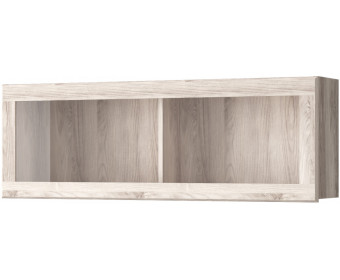 Полка навесная 1V, JAZZ, цвет Каштан найроби