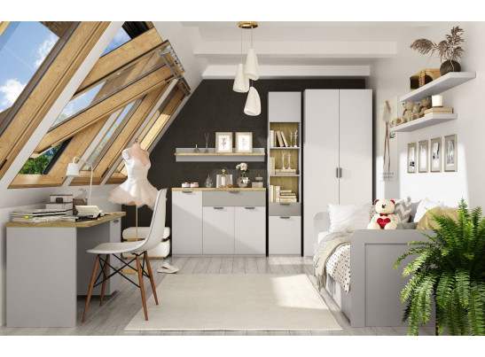 MODERN, Шкаф 2D Z. Цвет ПЕРСИДСКИЙ ЖЕМЧУГ