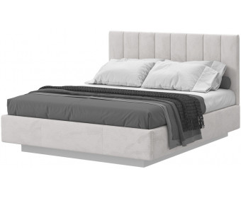 Кровать SABRINA 160 с подъемником. Цвет AOPLUSH PEBBLE