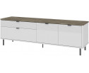 SIMPLE, Тумба RTV 2D2S. Цвет БЕЛЫЙ / МОНТЕ / ДЖЕЛАТО