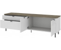 SIMPLE, Тумба RTV 2D2S. Цвет БЕЛЫЙ / МОНТЕ / ДЖЕЛАТО