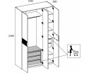 SIMPLE, Комплект ящиков 2S. Цвет БЕЛЫЙ