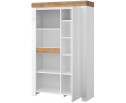 TAURUS, Шкаф 1D4N (V). Цвет БЕЛЫЙ / ДУБ ВОТАН