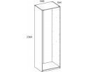 TETRA Корпус шкафа 100/236/56. Цвет ПЕРСИДСКИЙ ЖЕМЧУГ
