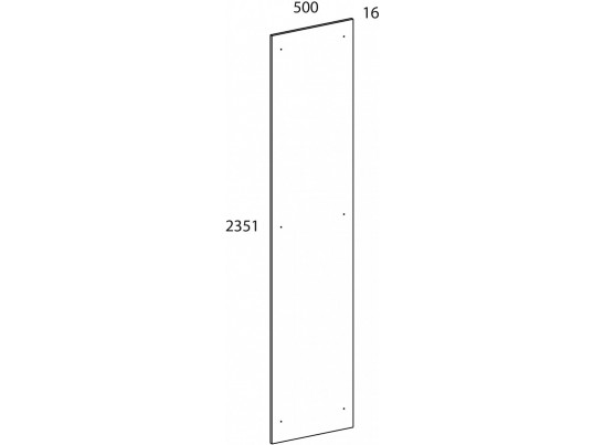 TETRA Стенка передняя 50/236. Цвет ПЕРСИДСКИЙ ЖЕМЧУГ