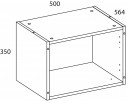 TETRA Корпус антресоли 50/56. Цвет ПЕРСИДСКИЙ ЖЕМЧУГ