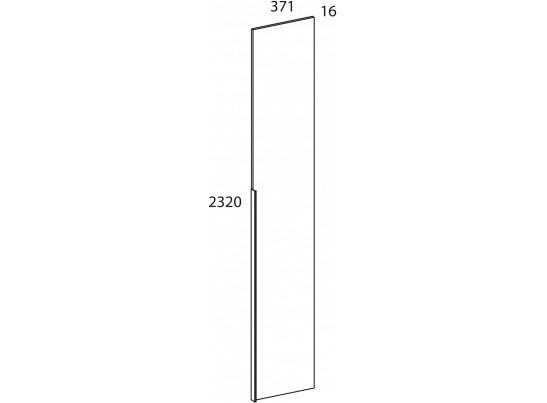 TETRA Дверь 37/232 GLD. Цвет ПЕРСИДСКИЙ ЖЕМЧУГ