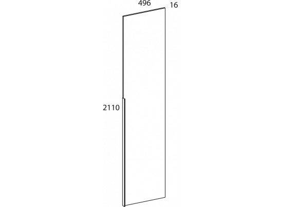 TETRA Дверь 50/211 GLD. Цвет ПЕРСИДСКИЙ ЖЕМЧУГ