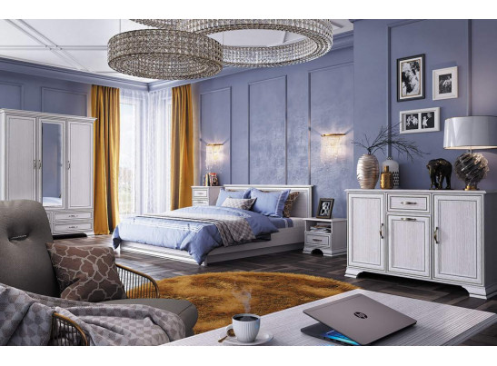 Кровать 140 с подъемником, TIFFANY, цвет вудлайн кремовый