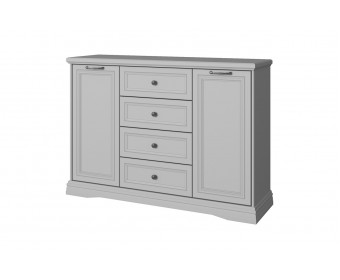 VALENCIA, Тумба 2D4S. Цвет СЕРЫЙ