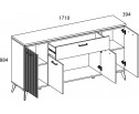 VINATI, Тумба 4D1S. Цвет ПЕРСИДСКИЙ ЖЕМЧУГ/ АМАРОК