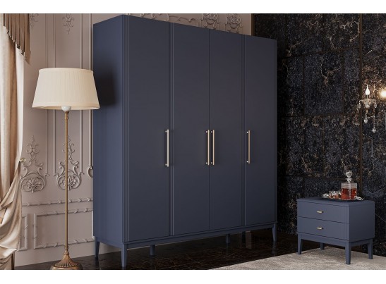 Спальня «Джали» лак темный лазурный