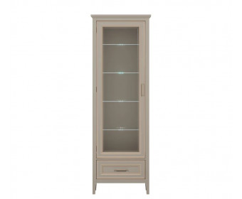 Витрина с подсветкой Классик глиняный серый REG1W1SZK