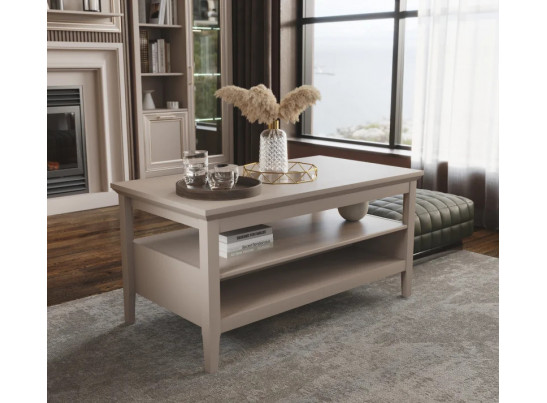 Стол журнальный Классик глиняный серый LAW/110