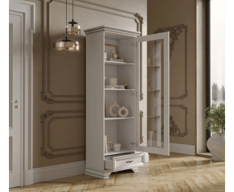 Витрина Кентаки белый REG1W1S