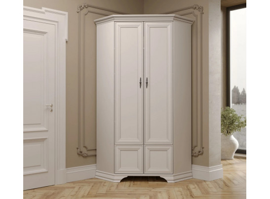 Шкаф угловой Кентаки белый SZFN2D