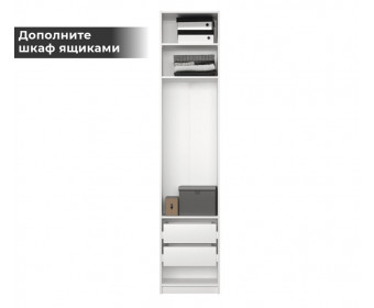 Корпус шкафа Моби белый REG1D/50