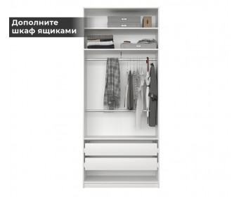 Корпус шкафа Моби белый SZF2D/100