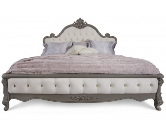 Кровать Мишель Лайт 180x200 см серый камень