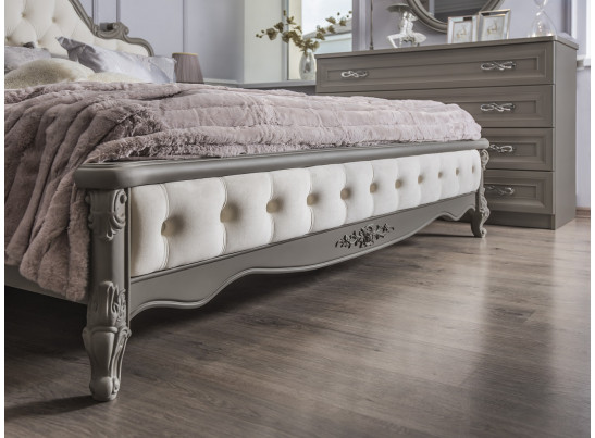Кровать Мишель Лайт 160x200 см серый камень