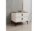 Тумба прикроватная Стелла белый