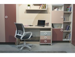 Стол компьютерный SMARTY PINK 140