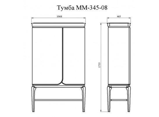 Тумба "Алеко" ММ-345-08