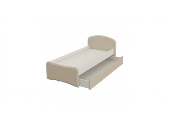 КРОВАТЬ ДВУСПАЛЬНАЯ КОМБИ МН-211-09, КАПУЧИНО