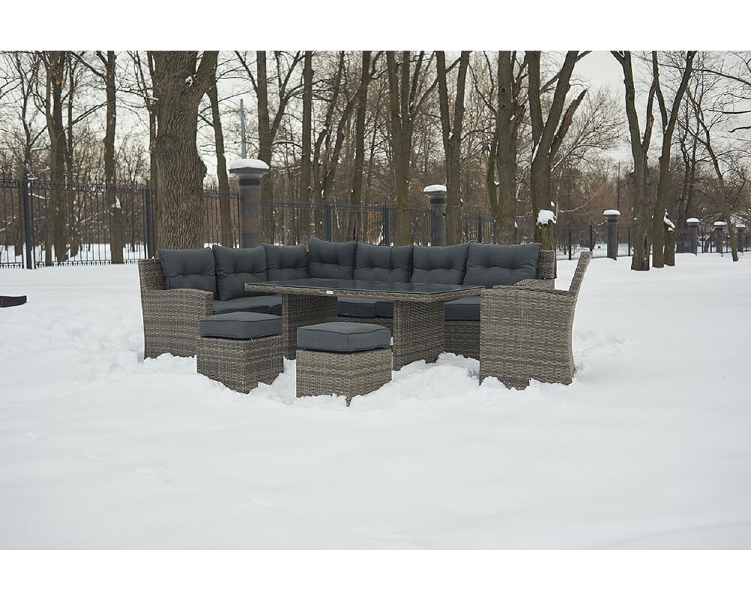 Угловой комплект Genry из искусственного ротанга