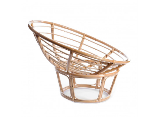 Кресло Папасан Эко Скин/Papasan Eco (P115-1SP STD) (натуральный)