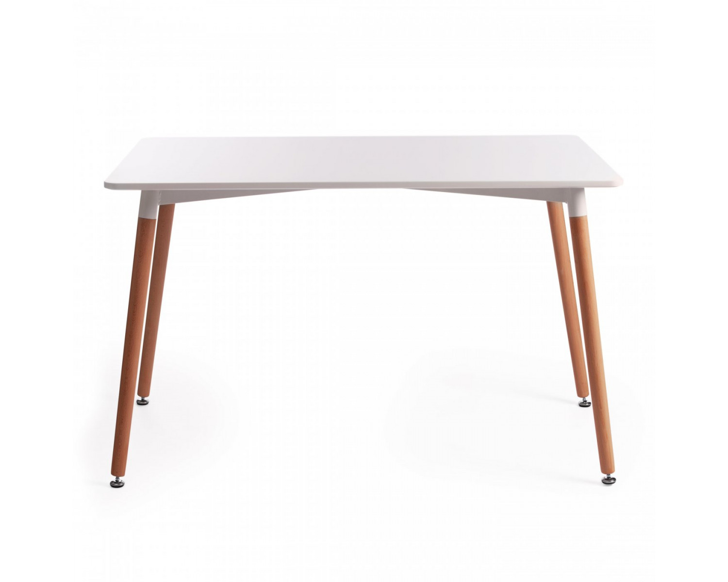 Стол Джон/John (мод.T1001) (White (Белый) / Natural (натуральный))