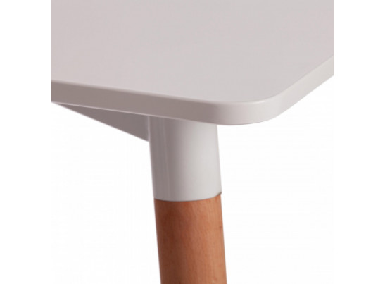 Стол Джон/John (мод.T1001) (White (Белый) / Natural (натуральный))