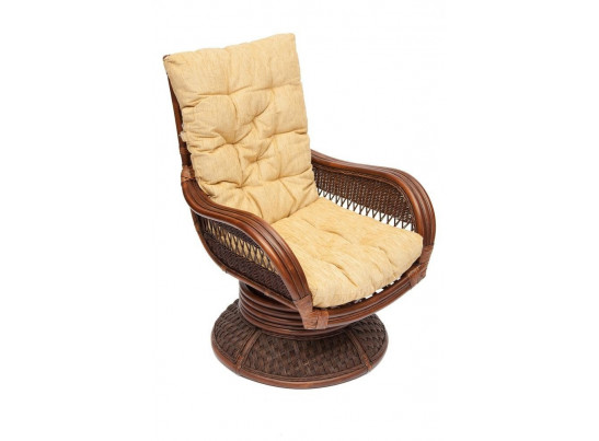 Кресло-качалка Андреа Релакс Медиум/Andrea Relax Medium /с подушкой/ (Pecan Washed (античн. орех))