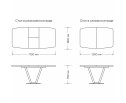 Стол Лотус раздвижной