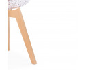 Пластиковый стул Vart clear / wood
