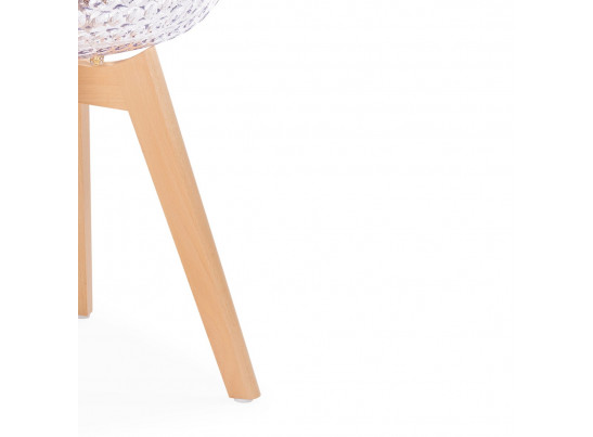 Пластиковый стул Vart clear / wood