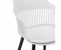 Пластиковый стул Crocs white / black