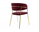 Стул на металлокаркасе Kamelia 1 wine red / gold
