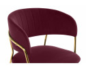 Стул на металлокаркасе Kamelia 1 wine red / gold