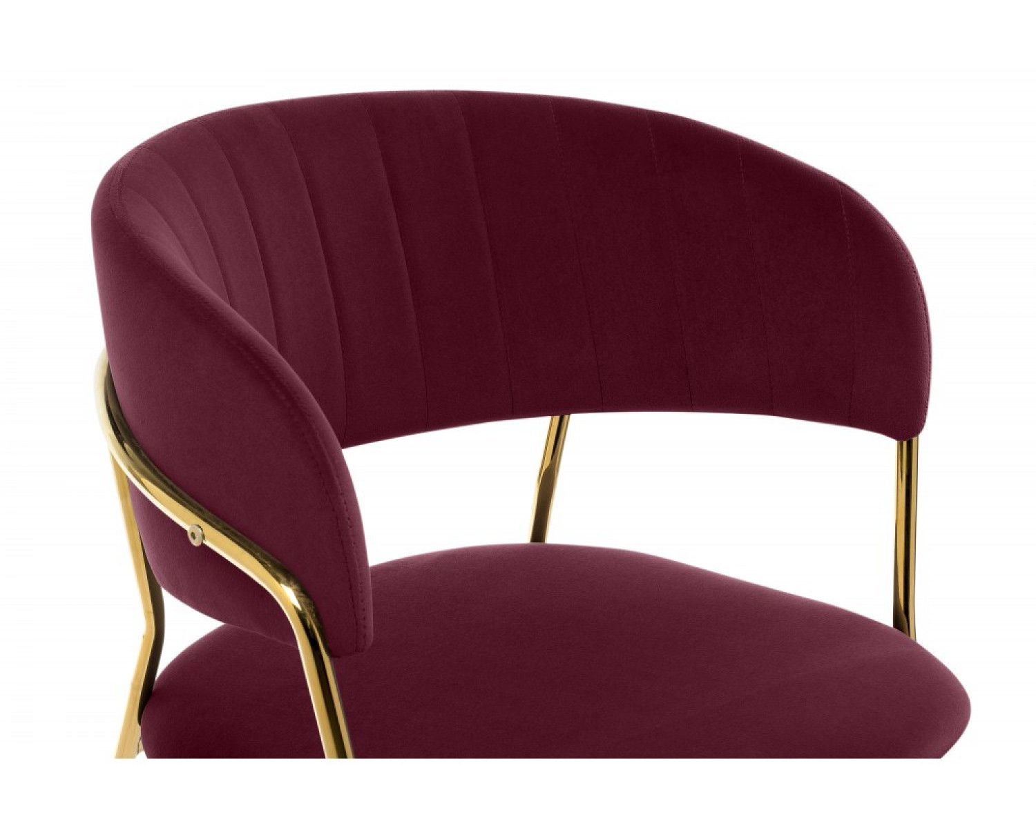 Стул на металлокаркасе Kamelia 1 wine red / gold