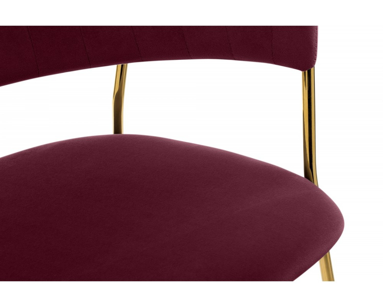 Стул на металлокаркасе Kamelia 1 wine red / gold