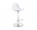 Барный стул Soft white / chrome