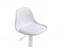 Барный стул Soft white / chrome