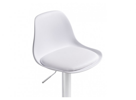 Барный стул Soft white / chrome