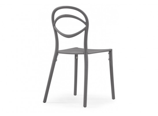 Пластиковый стул Simple gray